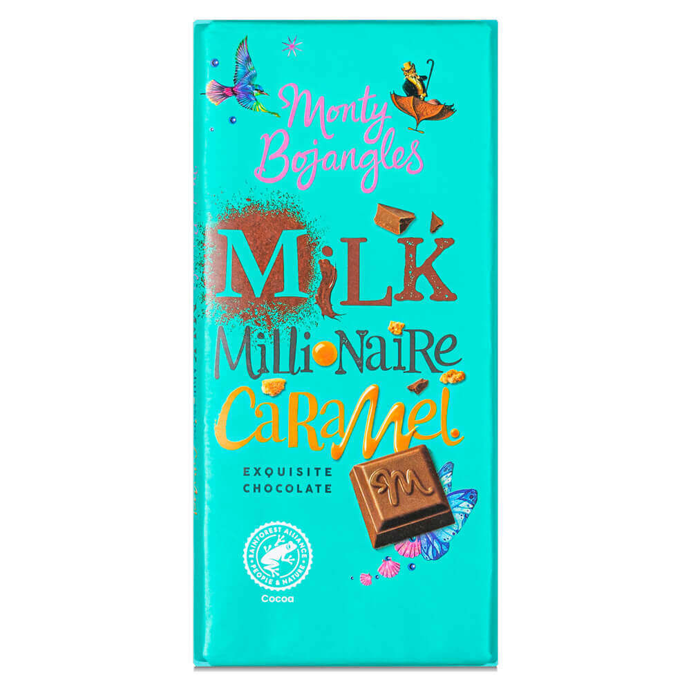 Monty Bojangles Milk Millionaire Caramel 150g
